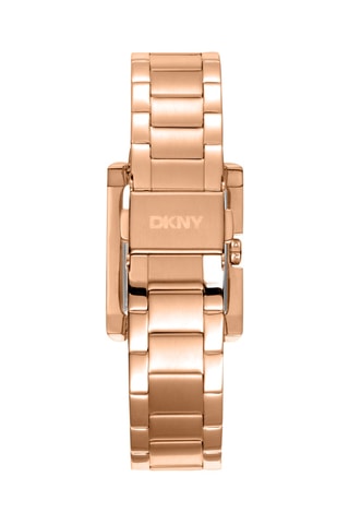 Reloj de cuarzo de acero - Rosa dorado