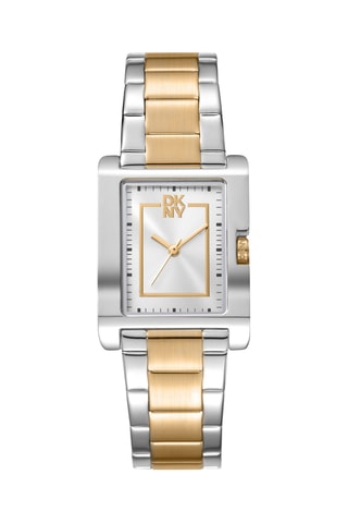 Reloj de cuarzo de acero - Dorado y plateado