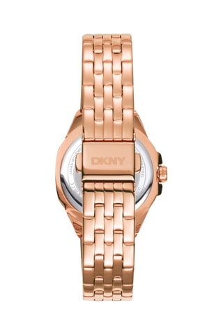 Reloj de cuarzo de acero - Rosa dorado