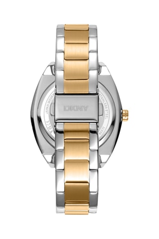 Reloj de cuarzo de acero - Plateado y dorado