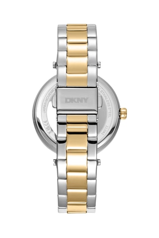 Reloj de cuarzo de acero - Plateado y dorado