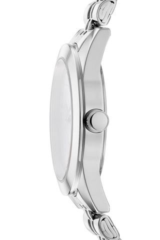 Reloj de cuarzo de acero - Plateado