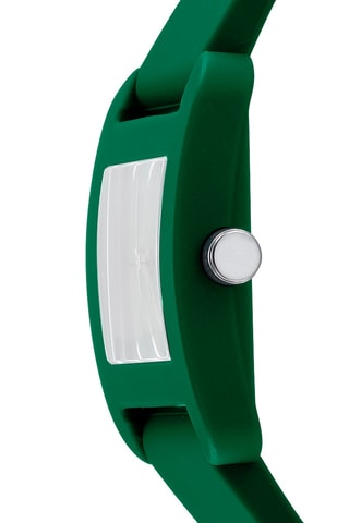 Reloj de cuarzo de silicona - Verde