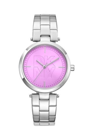 Reloj de cuarzo de acero - Plateado