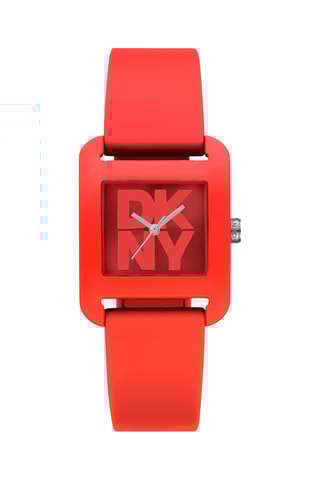 Reloj de cuarzo de silicona - Rojo