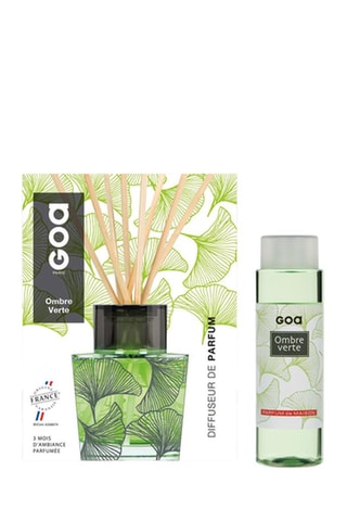 Bouquet profumato Goatier - Ombre verte 200 ml e ricarica 250 ml