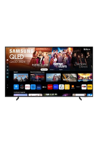 Téléviseur Samsung 55" 4K TV QLED 2024 QE55Q60D - Noir