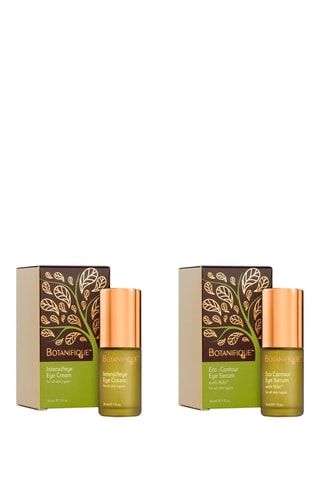 Crema contorno de ojos Intensifeye y sérum contorno de ojos Eco Contour Botanifique - 2 x 30 ml