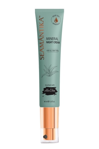 Crema de noche mineral Jugo de hoja de aloe vera - Para todo tipo de piel - 40 ml