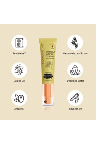 Sérum mineral reparador para el contorno de ojos con extracto de hoja de hamamelis - 25 ml