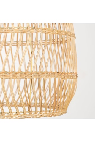 Lámpara de techo de ratán - Natural