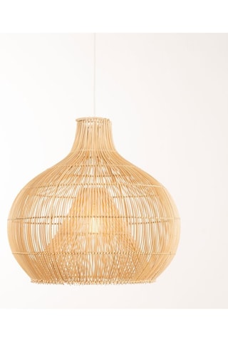 Lámpara de techo de ratán - Natural