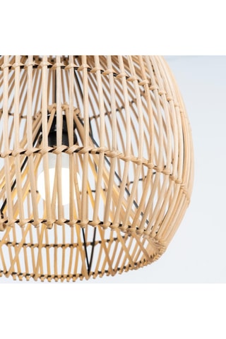 Lámpara de techo de ratán - Natural