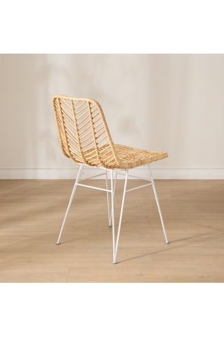 Silla de ratán - 43 x 84 x 59 cm