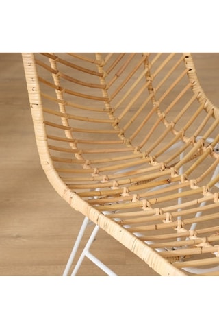 Silla de ratán - 43 x 84 x 59 cm