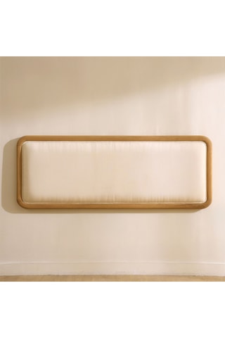 Cabecero para colgar de madera de Sungkai - 105 x 60 x 9 cm