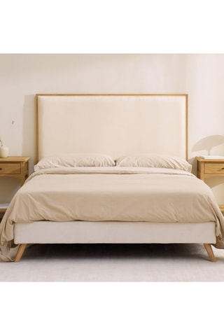 Cabecero para colgar de madera de Sungkai - 105 x 80 x 3 cm