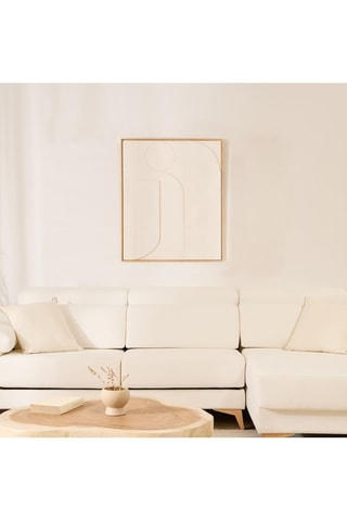 Cuadro - 77 x 92 x 3 cm - Blanco