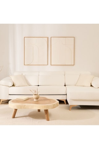 Cuadro - 77 x 92 x 3 cm - Blanco