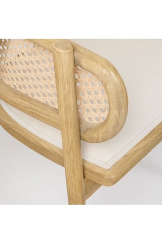 Silla de madera de Sungkai - 60 x 72 x 53 cm