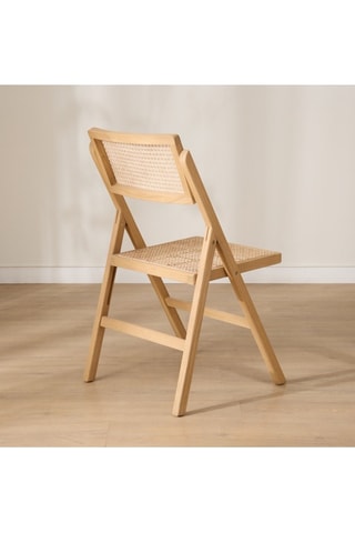 Silla plegable de madera de Sungkai - 49 x 90 x 53 cm