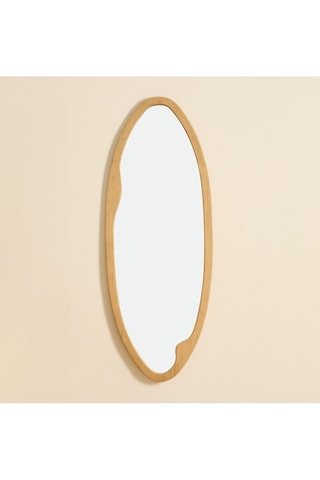 Espejo de madera de Sungkai - 56 x 4 x 150 cm - Natural