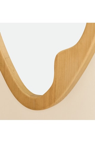 Espejo de madera de Sungkai - 56 x 4 x 150 cm - Natural