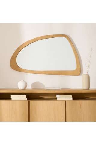 Espejo de madera de Sungkai - 120 x 70 cm - Natural