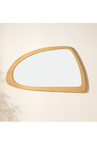 Espejo de madera de Sungkai - 120 x 70 cm - Natural