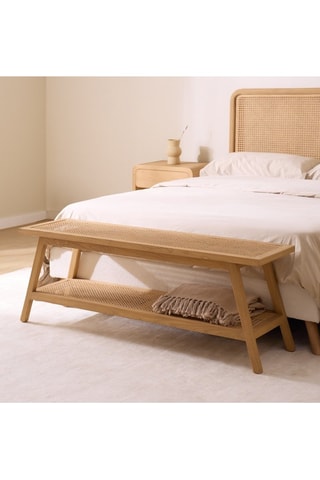 Banco de madera de Sungkai - 130 x 48 x 35 cm