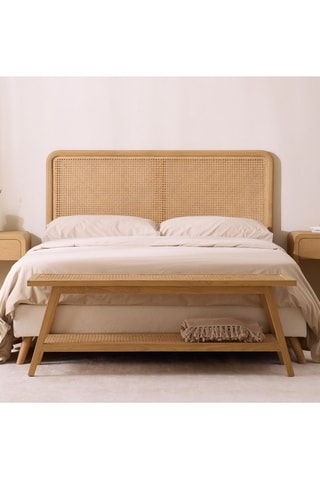 Banco de madera de Sungkai - 130 x 48 x 35 cm