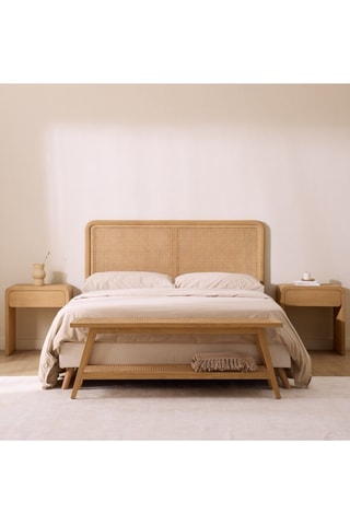 Banco de madera de Sungkai - 130 x 48 x 35 cm