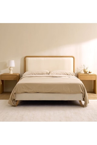 Cabecero para colgar de madera de Sungkai - 190 x 60 x 9 cm