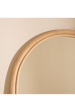 Espejo con pie - 61 x 167 cm - Imitación madera