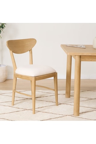 Silla de madera de Sungkai - 54 x 88 x 52 cm