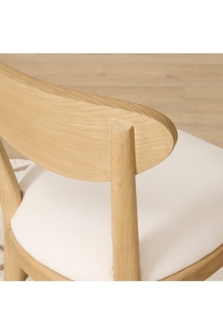 Silla de madera de Sungkai - 54 x 88 x 52 cm