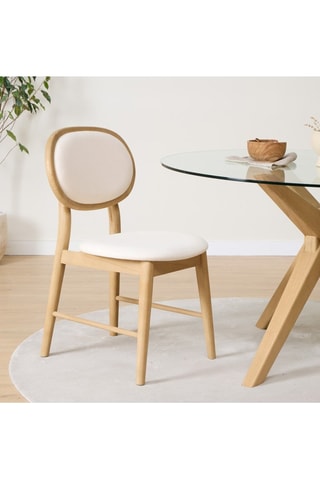 Silla de madera de Sungkai - 50 x 88 x 55 cm