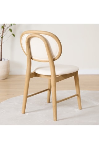 Silla de madera de Sungkai - 50 x 88 x 55 cm