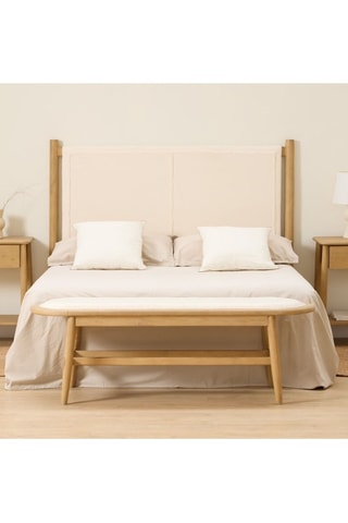 Banco de madera de Sungkai - 140 x 45 x 40 cm