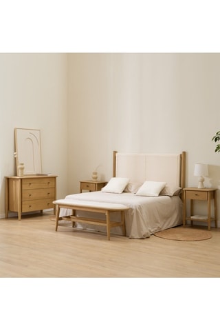 Banco de madera de Sungkai - 140 x 45 x 40 cm