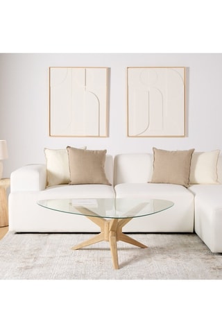 Mesa de centro de madera de Sungkai - 67 x 39 x 67 cm