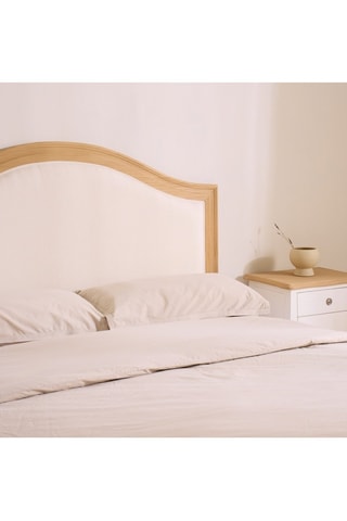 Cabecero de madera de Sungkai - 190 x 8 x 130 cm