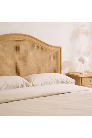 Cabecero de madera de Sungkai - 190 x 4 x 130 cm