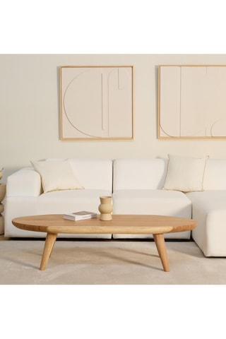 Mesa de centro de madera de Sungkai - 150 x 35 x 54 cm