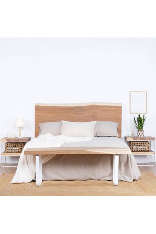 Banco de madera de Trembesí - 140 x 49 x 35 cm