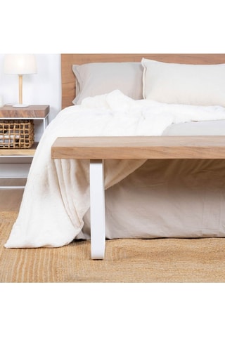 Banco de madera de Trembesí - 140 x 49 x 35 cm