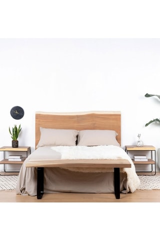 Banco de madera de Trembesí - 140 x 49 x 35 cm