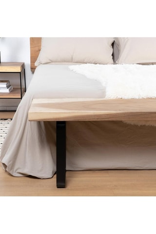 Banco de madera de Trembesí - 140 x 49 x 35 cm