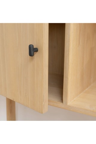 Estantería de 4 niveles de madera de Sungkai - 100 x 184 x 35 cm