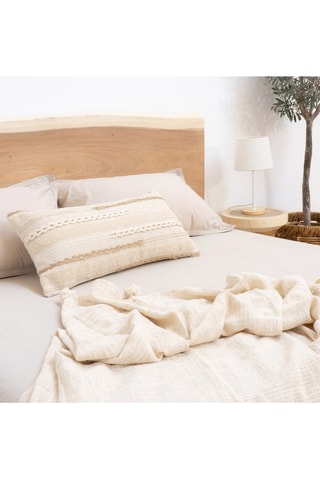 Cabecero para colgar de madera de Trembesí - 105 x 50/60 x 4 cm